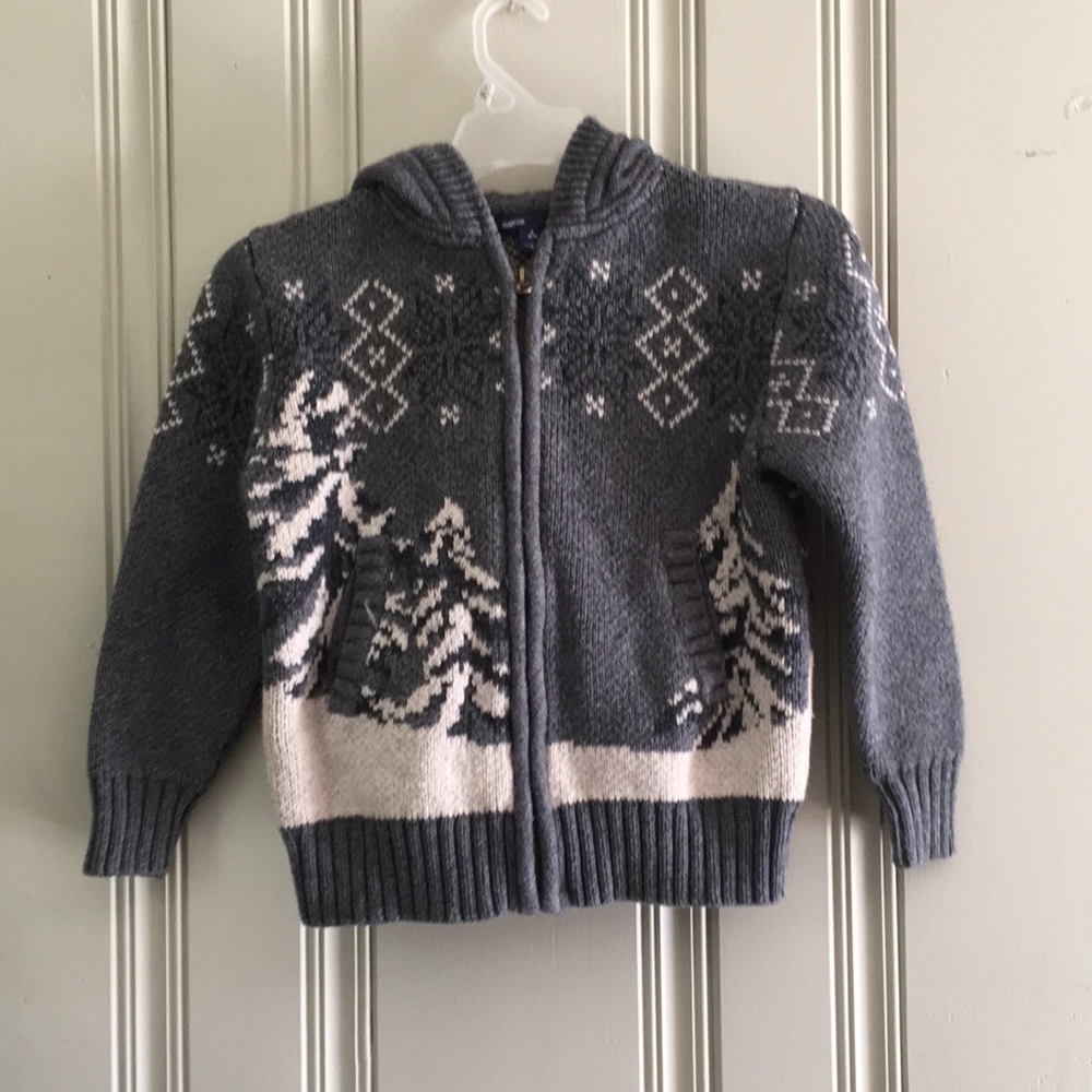 Gap Kids Zip Up Sweater with Hood